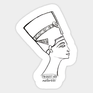 Queen Nefertiti II Sticker